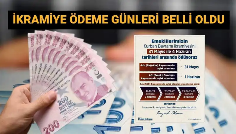 Emekli Bayram İkramiyeleri İçin Tarih Açıklandı: 4 Bin TL Ne Zaman Yatacak?