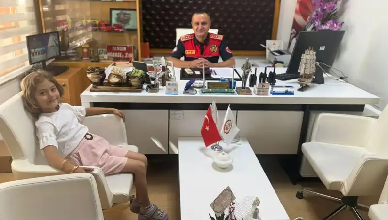 5 Yaşındaki Küçük Kahraman Aslı, Köyü Yangından Kurtardı