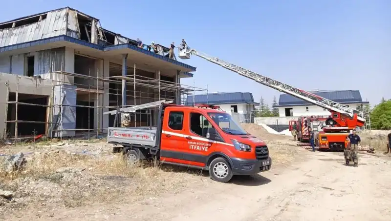 Ankara Gölbaşı'nda Villalar İçin Büyük Tehlike: Yangın Alarmı!
