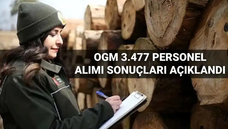 OGM 2025 Şoför ve Temizlik Personeli Alım Sonuçları Açıklandı!