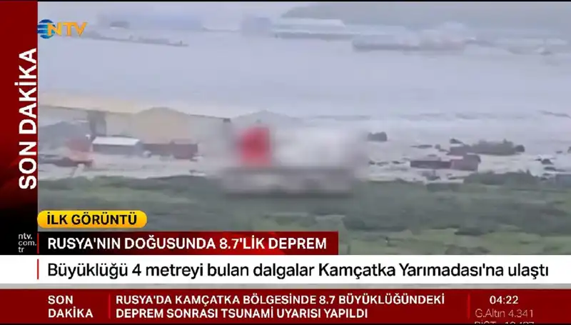 Kamçatka Kıyılarında Tsunami Alarmı: İlk Dalgalar Geldi!