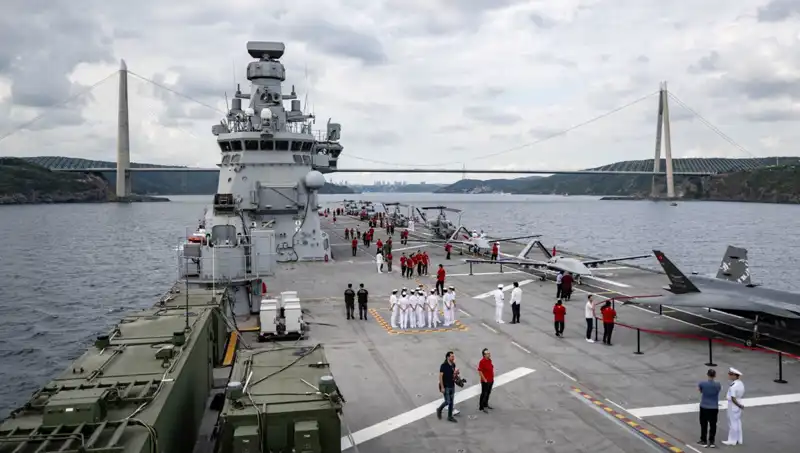 TCG Anadolu, Sarayburnu’ndan Ayrılıp Anadolu’ya Yol Alıyor!