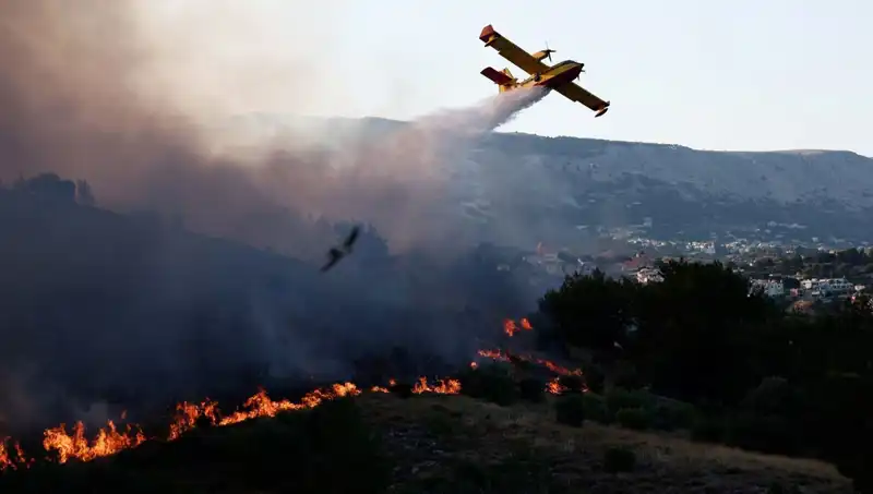 Sakız Adası’ndaki Orman Yangını Kontrol Altına Alındı: Canlılar Kurtuldu!